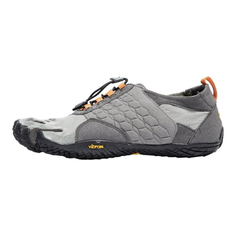 Vibram Men's FiveFingers Trek Ascent | Barefoot All-Terrain Outdoor Shoe for Hiking & Light Trail, Grey/Black/Orange, 42 EU / 9-9.5 US - Image 1