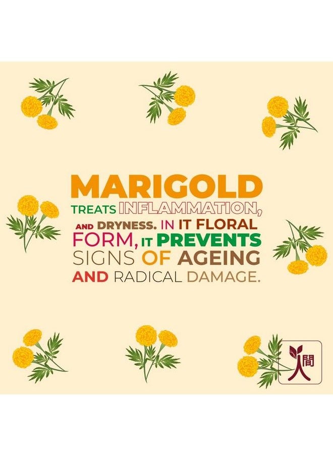 ningen - Marigold Foot Cream I Infused With Neem Coffee And Pomegranate Extracts I Dermatologically Tested Paraben Free I Softens Repairs And Heals Ultra Dry Skin And Cracked Heels I 100G - Image 1
