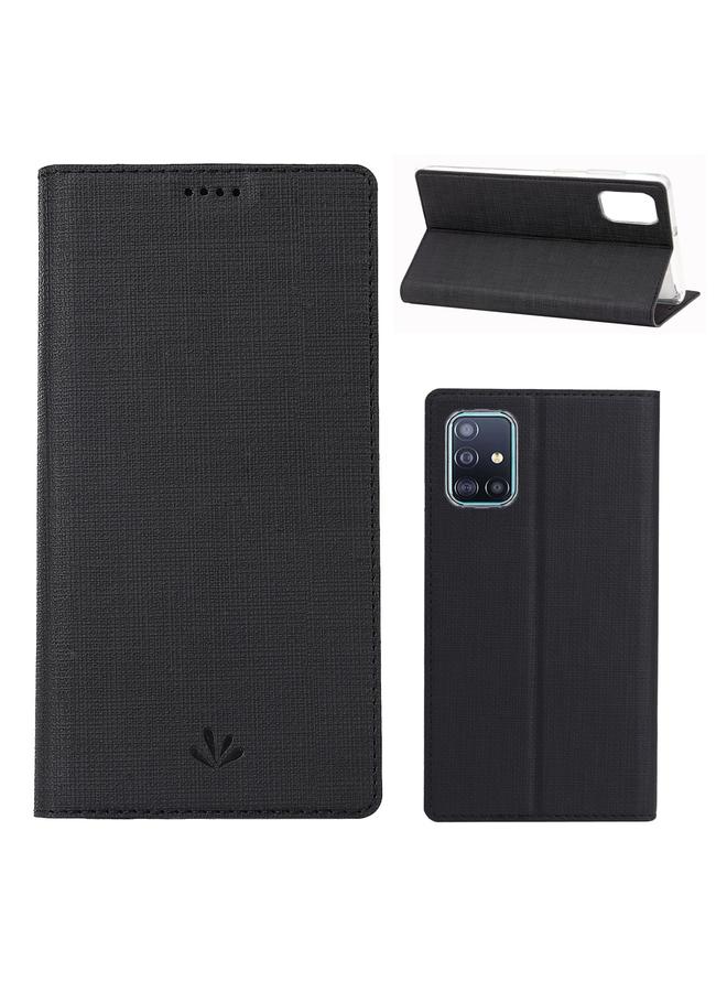 erorex Case For Samsung Galaxy A71 5G DMX-54 Shockproof TPU + PU Leather Magnetic Attraction Horizontal Flip Protective Case with Card Slots & Holder - Image 1