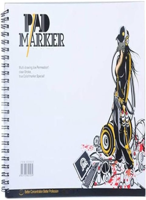 Sketch Marker Paper A3 Spiral Sketch Marker Notepad Photo Albums 32 Sheets