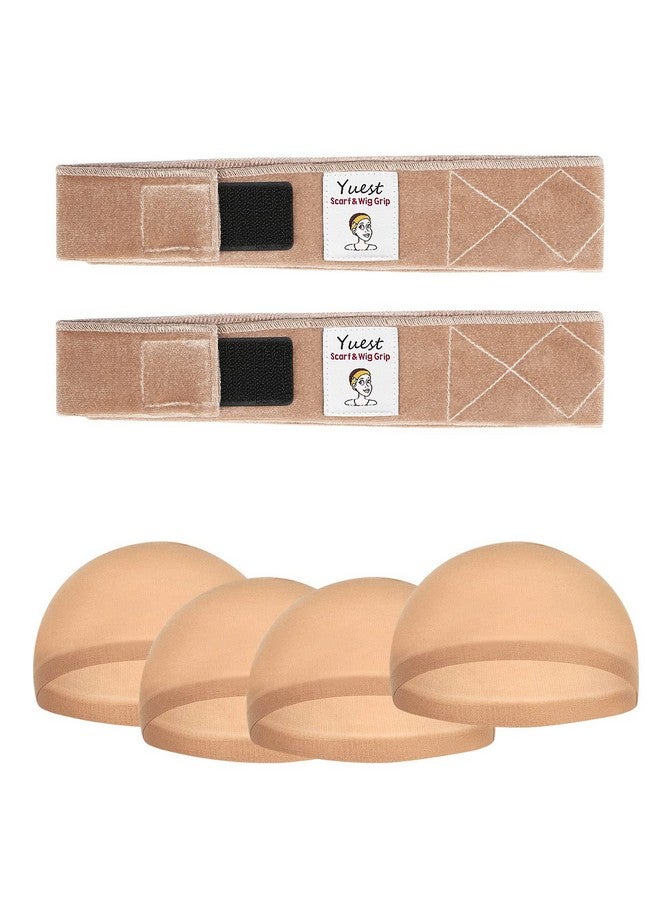 Yuest 2 Pack Wig Grip Band For Keeping Wigs In Place Secured Velvet Wig Gripper Adjustable Wig Grips Headband Stay Put No Slip Accessories For Women Edge Saver - Image 1