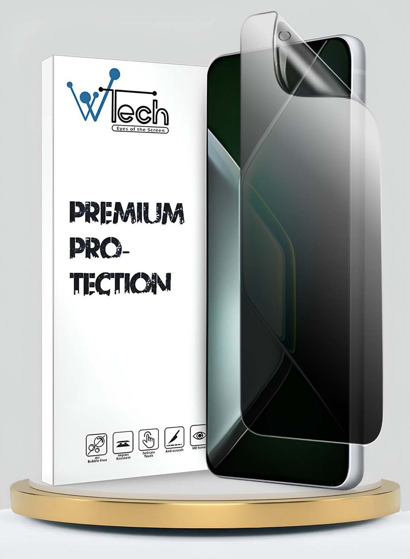 Wtech Infinix GT 30 Pro 5G 2025 Premium Hydrogel Anti Spy / Anti Privacy Film Thin and Flexible Screen Protector (MSHFMP) - Clear - Image 1