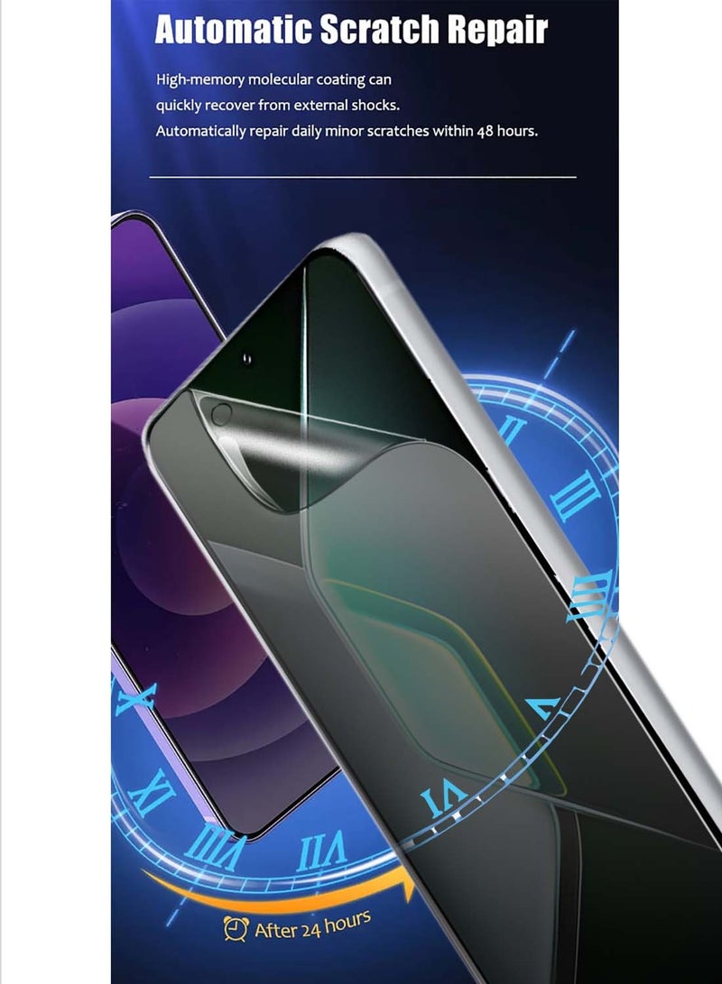 Wtech Infinix GT 30 Pro 5G 2025 Premium Hydrogel Anti Spy / Anti Privacy Film Thin and Flexible Screen Protector (MSHFMP) - Clear - Image 4