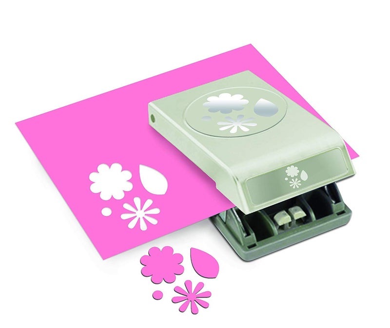 EK tools Flowers and Leaves Punch, Large, New Package - Image 2