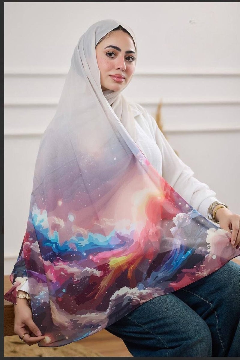 scarf chiffon for women hijab 200*75 cm
