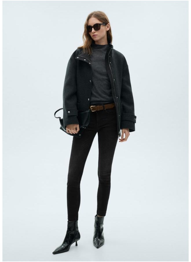 MANGO Pushup Stright Fit High Waist Jeans  - Image 5