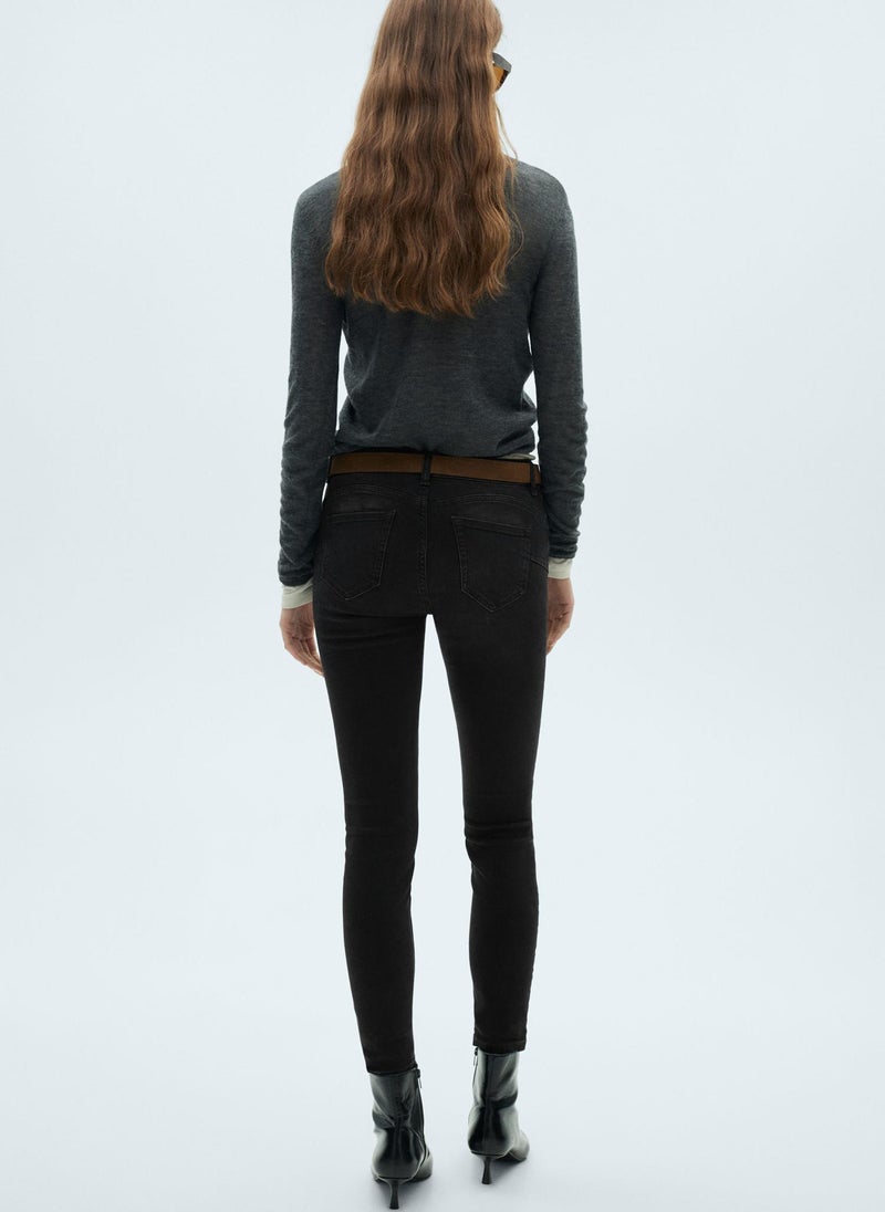 MANGO Pushup Stright Fit High Waist Jeans  - Image 2