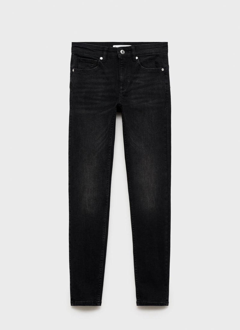 MANGO Pushup Stright Fit High Waist Jeans  - Image 4