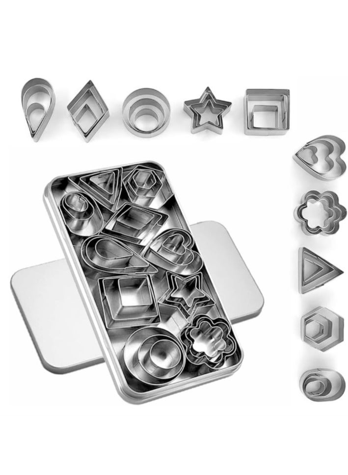 قطع 30 قطعة صغيرة كوكي القاطع مع علبة - Image 3