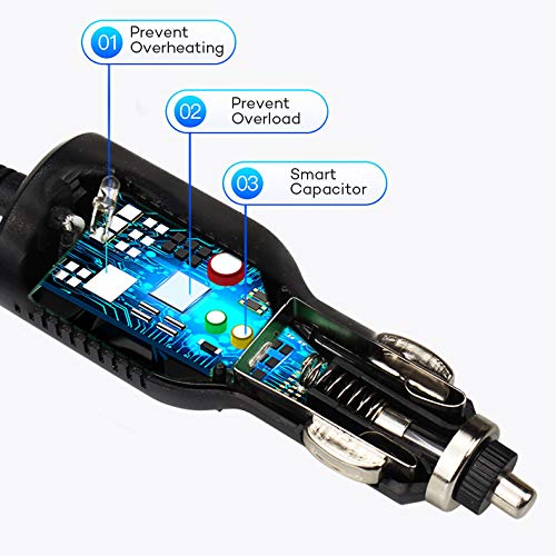 FouceClaus Car Power Adapter Charger for Sirius XM 5V PowerConnect Car Docks, Only Compatible with SiriusXM Vehicle Dock SXVD1(A), XDPIV1, XDPIV2, SDPIV1, XAPV2 XMP3i, SXiV1 - Image 5