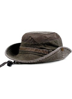 Mens Sun Hat Wide Brim Fishing UV Protection