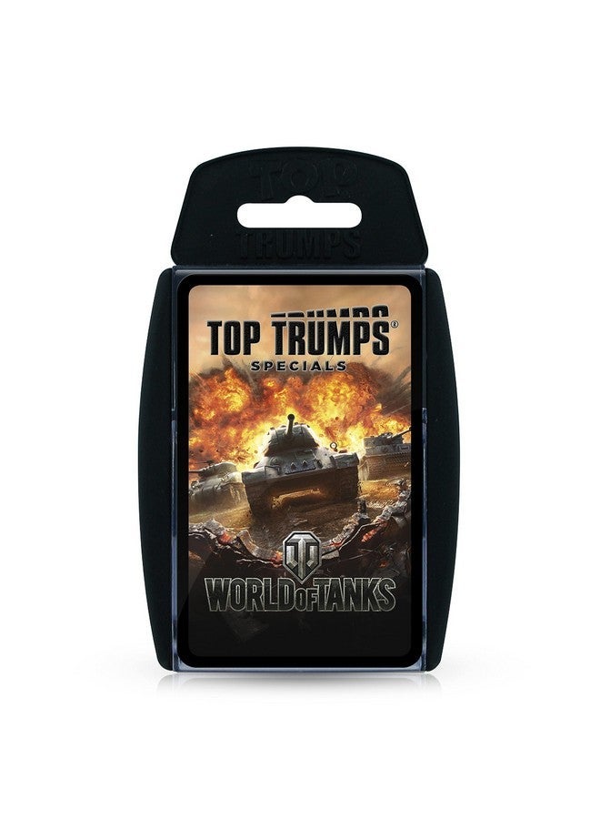 Top Trumps World of Tanks Classic Card Game, Learn about Shermans, Churchills, Tigers and T-34s in this educational pack, gift and toy for boys and girls aged 6 plus - Image 1