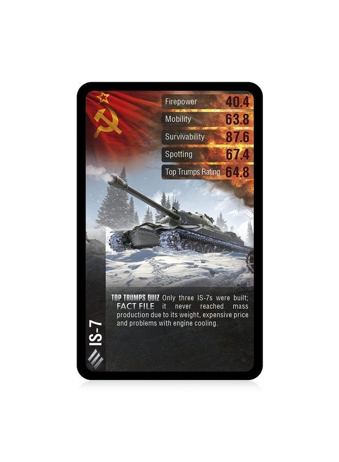 Top Trumps World of Tanks Classic Card Game, Learn about Shermans, Churchills, Tigers and T-34s in this educational pack, gift and toy for boys and girls aged 6 plus - Image 2