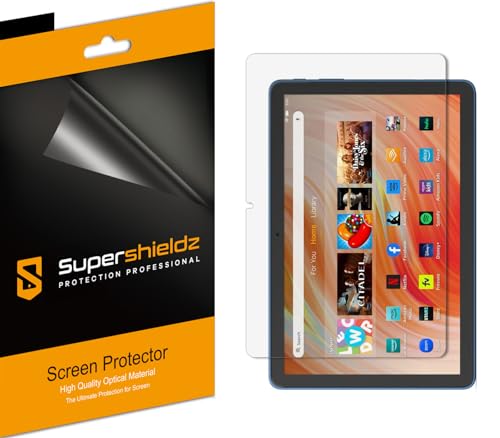 Supershieldz (3 Pack) Designed for All-New Fire HD 10 / Fire HD 10 Plus Tablet 10.1 inch (11th/13th Generation, 2021/2023 Release) Screen Protector, Anti Glare and Anti Fingerprint (Matte) Shield - Image 4