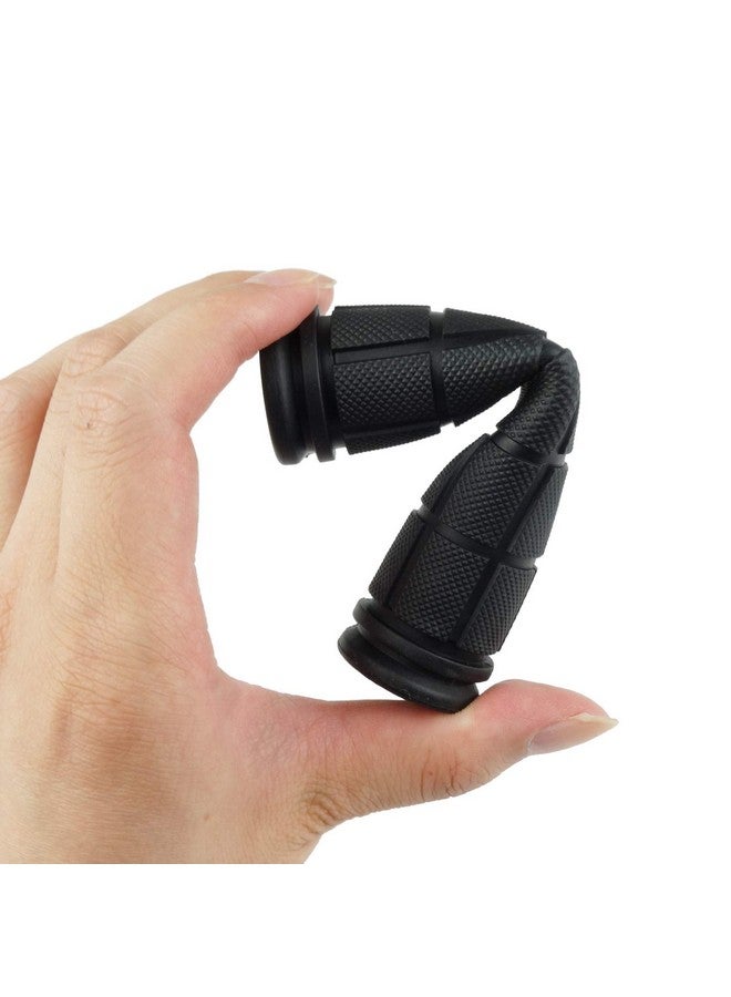 Kasteco 2 Pairs Bicycle Handle Bar Grips Mushroom Grips For Bmx;Mtb;Road Mountain Bikes, Black - Image 5