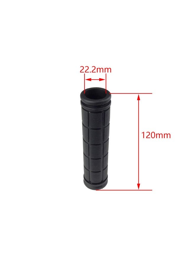 Kasteco 2 Pairs Bicycle Handle Bar Grips Mushroom Grips For Bmx;Mtb;Road Mountain Bikes, Black - Image 4