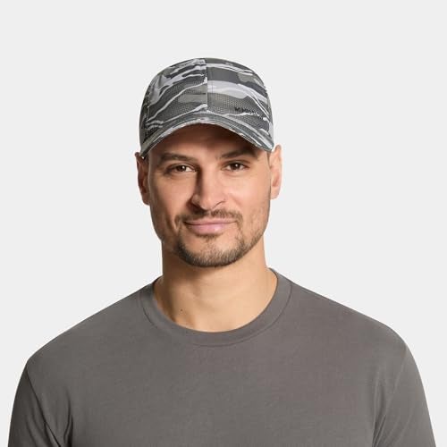 MISSION Cooling UPF Performance Hat - Unisex One Size Cap for Workouts, Golf & Running - Sweat & Water Activated Technology - (Matrix Camo Silver) - Image 4