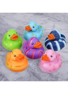 Rhode Island Novelty Rhode Island Novelty 2Inch Multi-Color/Pattern Rubber Duckies, One Dozen  - Image 3