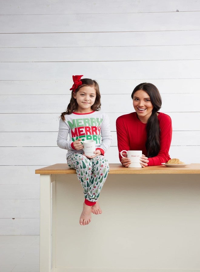 Mud Pie Family Matching Christmas Pajamas, Gray, 8 Years - Image 5