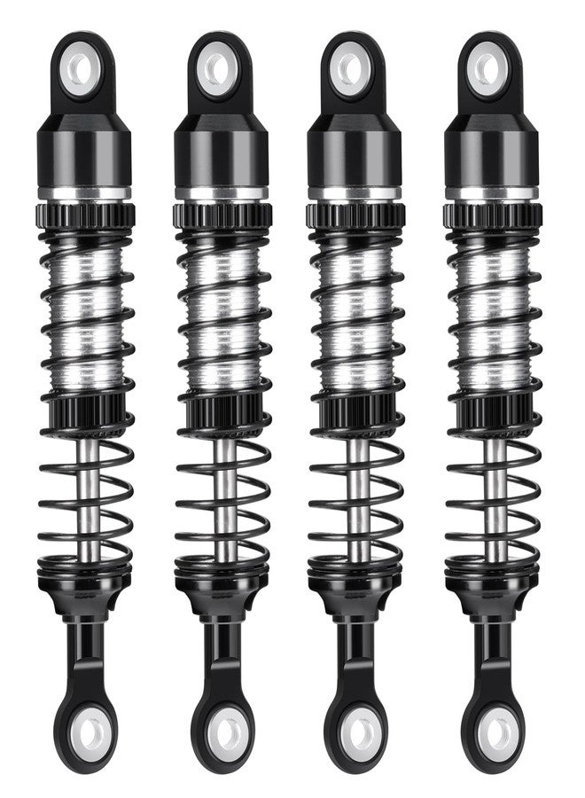 RCLIONS RC Car Shocks 53mm Oil Shock Absorber for Redcat Ascent 1/18th RC Crawler Car Upgrade Parts (Black) - Image 1