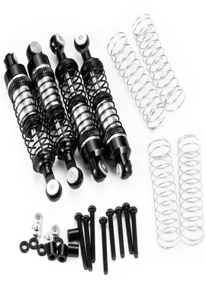 RCLIONS RC Car Shocks 53mm Oil Shock Absorber for Redcat Ascent 1/18th RC Crawler Car Upgrade Parts (Black) - Image 4