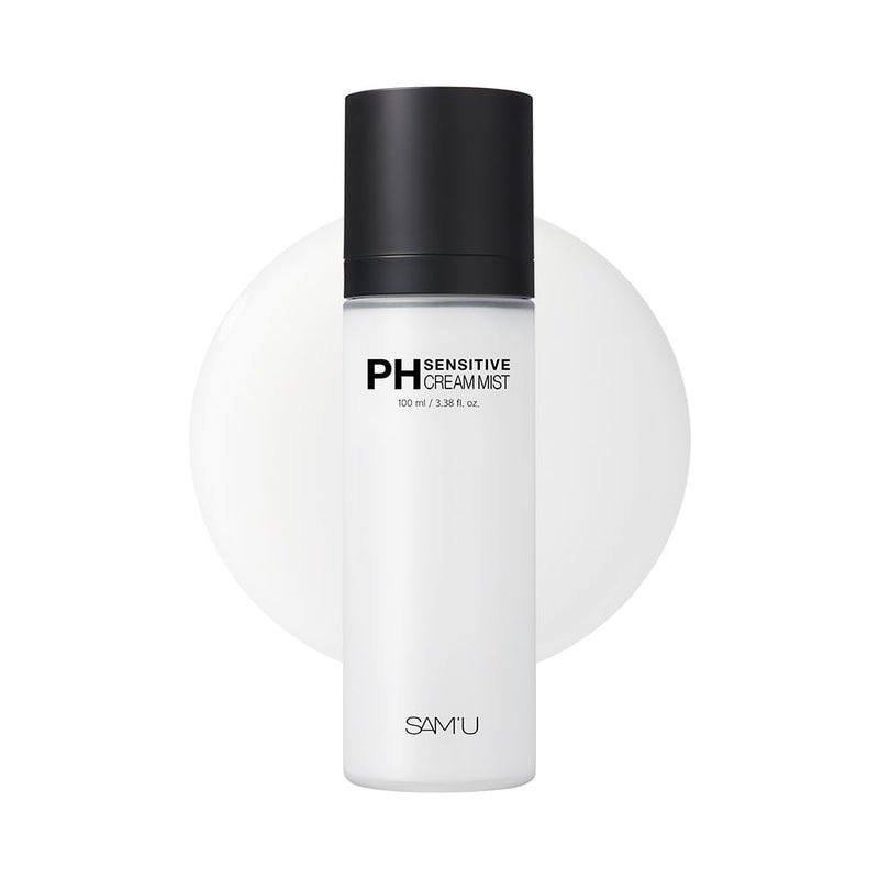 SAMU PH Sensitive Cream Mist Ceramide Face Mist Hypoallergenic Facial Spray with Hyaluronic Acid  Centella Hydrating  Quick Absorbing Korean Skin Care for Dry  Sensitive Skin 338 Fl Oz