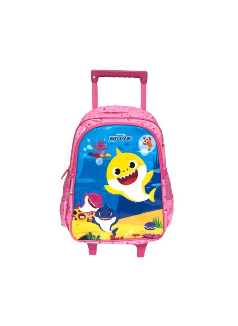 Pinkfong - Baby Shark Sea 16" Trolley Bag - Image 1