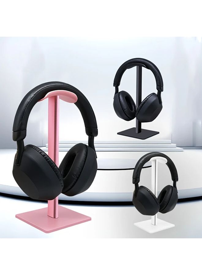Pink Aluminum Alloy Headphone Stand Pack Of 3 Colors Compatible All Over Ear Models - Image 1