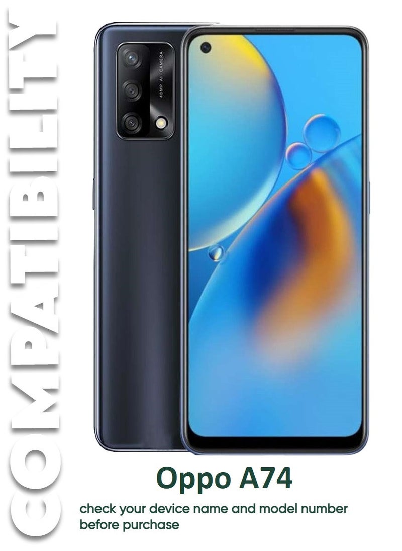 ACLIX 3 Pieces Antistatic ESD Dustproof Premium Quality High Definition Tempered Glass Screen Protector Designed For Oppo A74 - Image 3