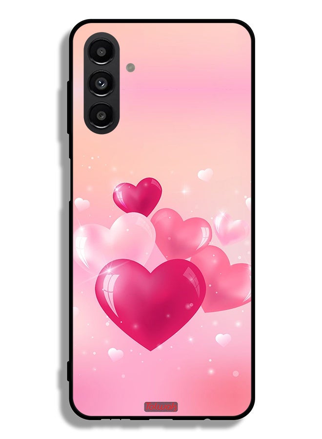 Tolwak Samsung Galaxy A04s Protective Case Cover Beautiful Hearts Art - Image 1