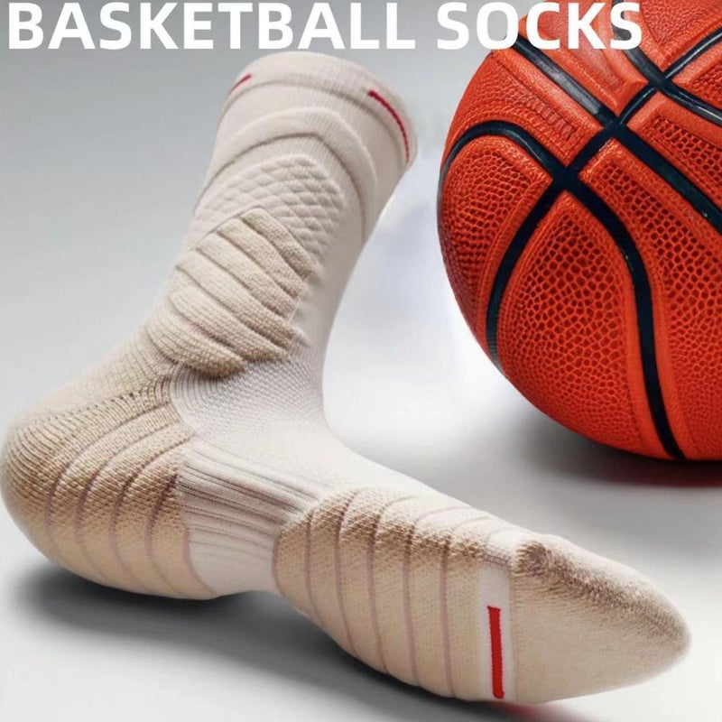 Basketball socks, Bullfighting 2.0, Men's high-top sports terry cloth sole, professional long/mid-calf running socks, suitable for actual combat. - Image 2