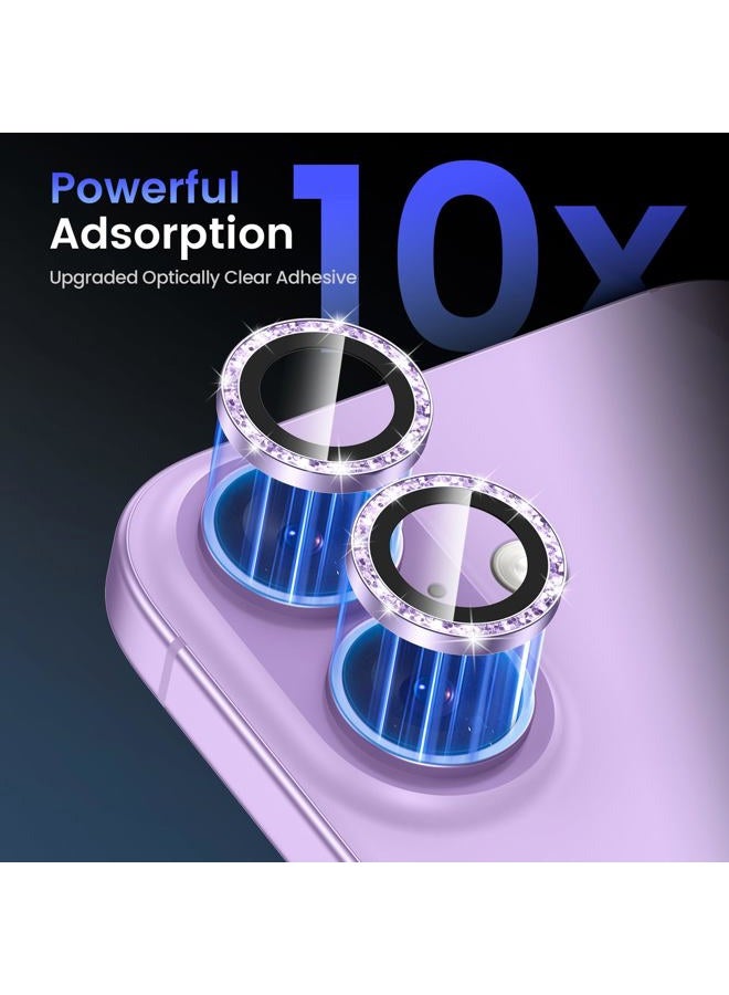 Tensea for iPhone 17 Camera Lens Protector, 9H Tempered Glass Camera Cover Screen Protector, HD Clear, Metal Individual Ring for iPhone 17 6.3inch - Image 4