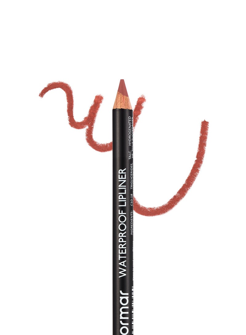 flormar Waterproof Lipliner – 236 – Blendable, Long-Wear, Waterproof, Precise Tip, Smooth Nut Cookie - Image 3