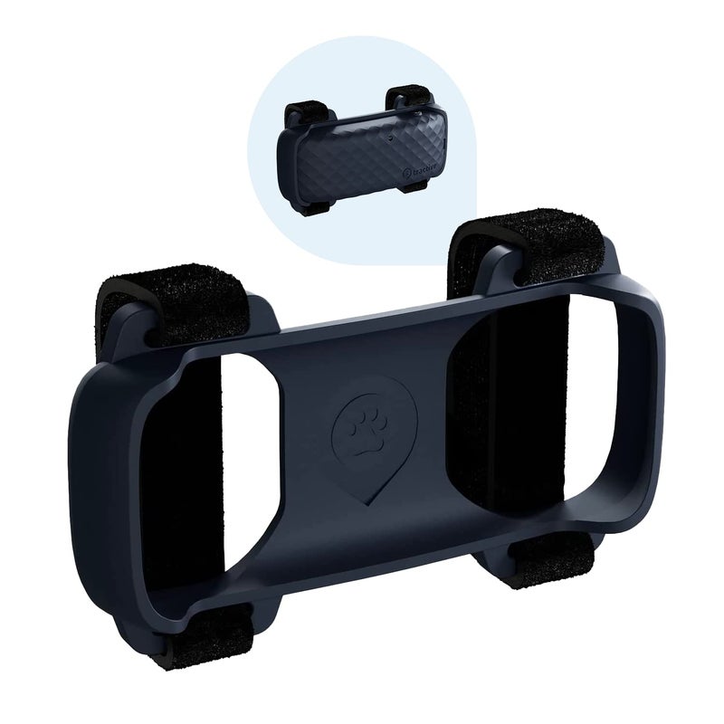 Tractive GPS Cat 4 Tracker harness Attachment, for Cat Walks with Peace of Mind, Velcro Straps, Black - Image 1