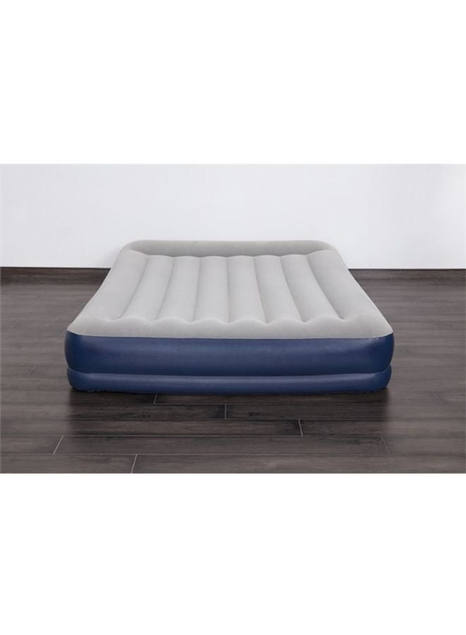 Bestway Double Inflatable Air Mattress with Built-in Electric Pump and Pillow, Large Comfortable Air Bed for Camping and Home Use, 2.03-1.52-0.36m, Automatic Inflation - Image 3