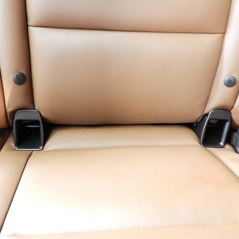 Carrfan 2pcs Car Child Seat ISOFIX Interface Buckle, Black Fixed Guide Groove - Image 3