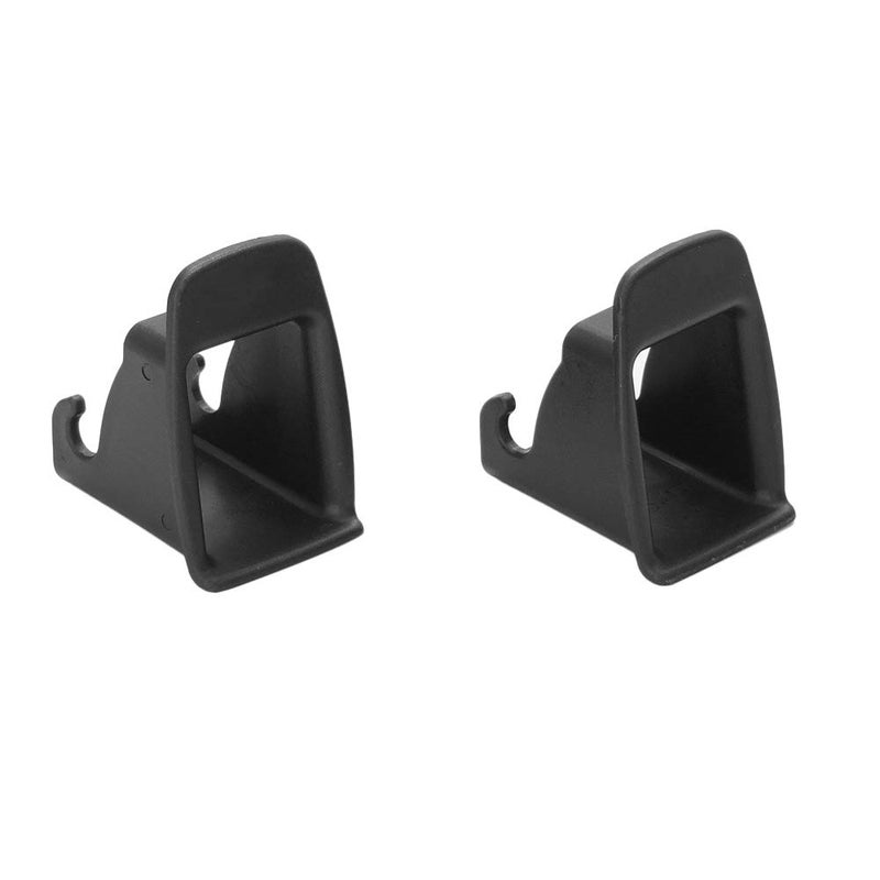 Carrfan 2pcs Car Child Seat ISOFIX Interface Buckle, Black Fixed Guide Groove - Image 2