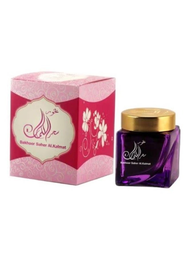 بخور سحر الكلمات فاخر 30 جرام من الماس – مزيج الصندل والورد البلغاري والعود لتعطير المنزل - Image 2