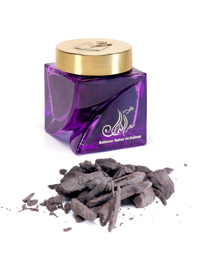 بخور سحر الكلمات فاخر 30 جرام من الماس – مزيج الصندل والورد البلغاري والعود لتعطير المنزل - Image 1