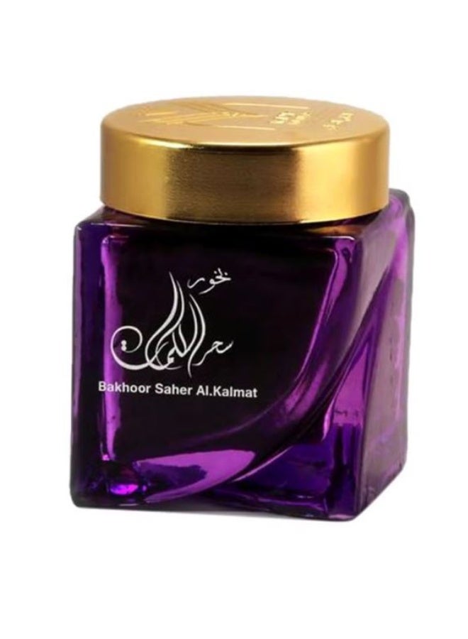 بخور سحر الكلمات فاخر 30 جرام من الماس – مزيج الصندل والورد البلغاري والعود لتعطير المنزل - Image 3