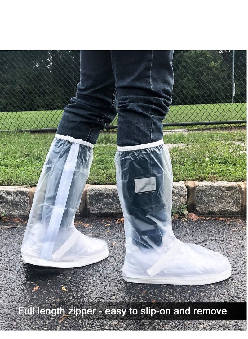 SYOSI Overshoes Rain Boots Waterproof Anti Snow Shoe Covers Reusable Rain Boots Protective Gear for Men and Women  XL - Image 5