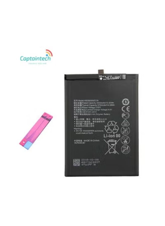 JAJEEK 3750mAh High-Capacity Replacement Battery Compatible with Huawei Honor 8X, Nova 3/4, Mate 20 Lite, P10 Plus, View 10 V10, and Honor Play | Durable Black Internal Battery for Extended Phone Life | Fast Charging Support & Easy DIY Installation Kit Included - Image 2