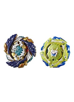 BeyBlade Burst Turbo Slingshock Dual Pack Fafnir F4 And Rudr R4 1 Leftspin 1 Rightspin Battling Tops Age 8+  - Image 1