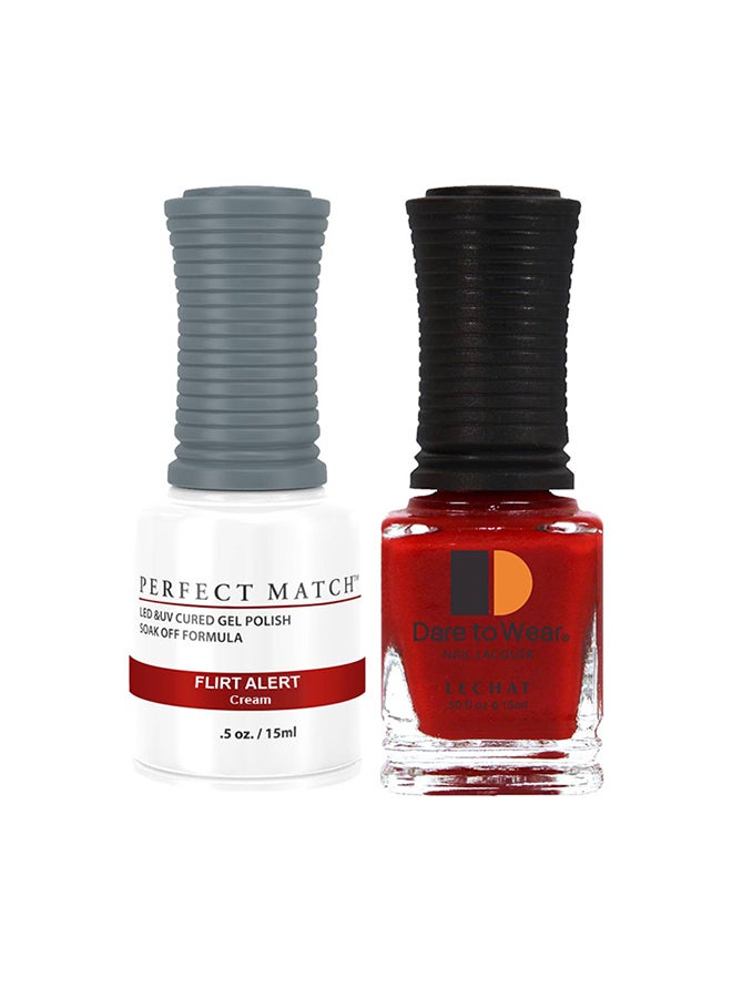 Lechat Soak Off Gel Nail Polish UV LED Gel Polish Flirt Alert PMS187 - Image 1