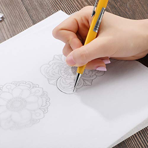 Tenare 250 Sheets Tracing Paper for Drawing Light up Tracing Paper Pad Translucent Sketching Drawing DIY Crafts Painting Works(White,8.3 x 11.7 Inch) - Image 5