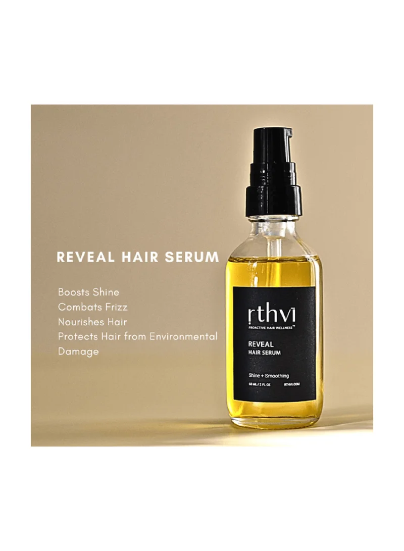 Rthvi Reveal Hair Serum For Shine & Frizz Control 60ml+freebie 10ml