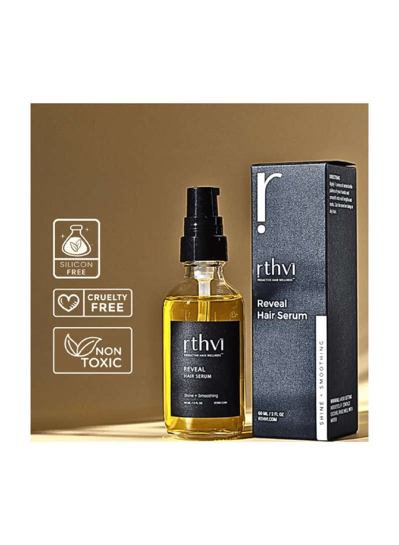 Rthvi Reveal Hair Serum For Shine & Frizz Control 60ml+freebie 10ml