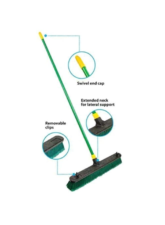 ACE Indoor and Outdoor Heavy Duty Push Broom Green 24 x 60 x 3 Inch 538ACE - Image 5