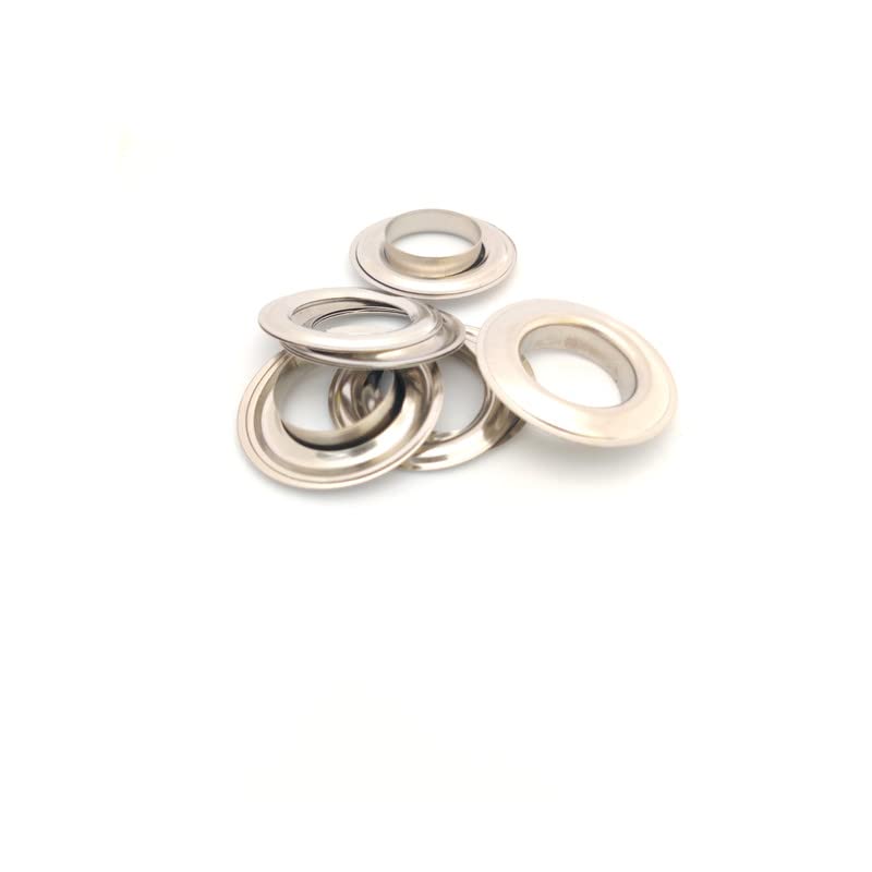Nimida ™ Grommet/Eyelet Large size Outer Dia 35 MM Inner Dia 20.50 MM | Nickel Colour | for Tarpaulin, Banners, Leather bags etc | Pack of 20 - Image 3