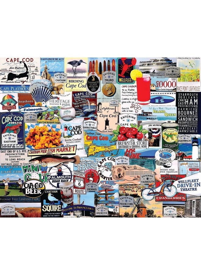 WHITE MOUNTAIN - Puzzles I Love Cape Cod - 1000 Piece Jigsaw Puzzle - Image 1